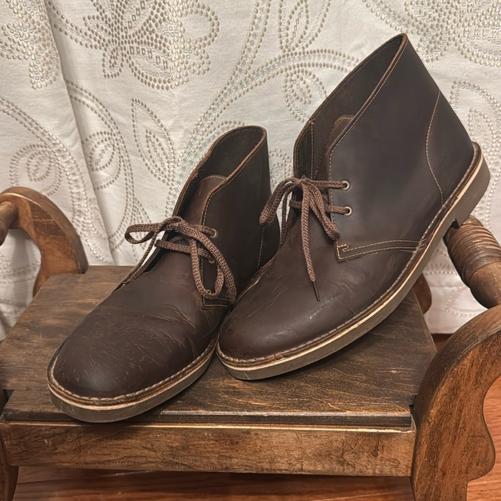 Clarks Men’s Chukka Boots. Classy. Dress up or down.